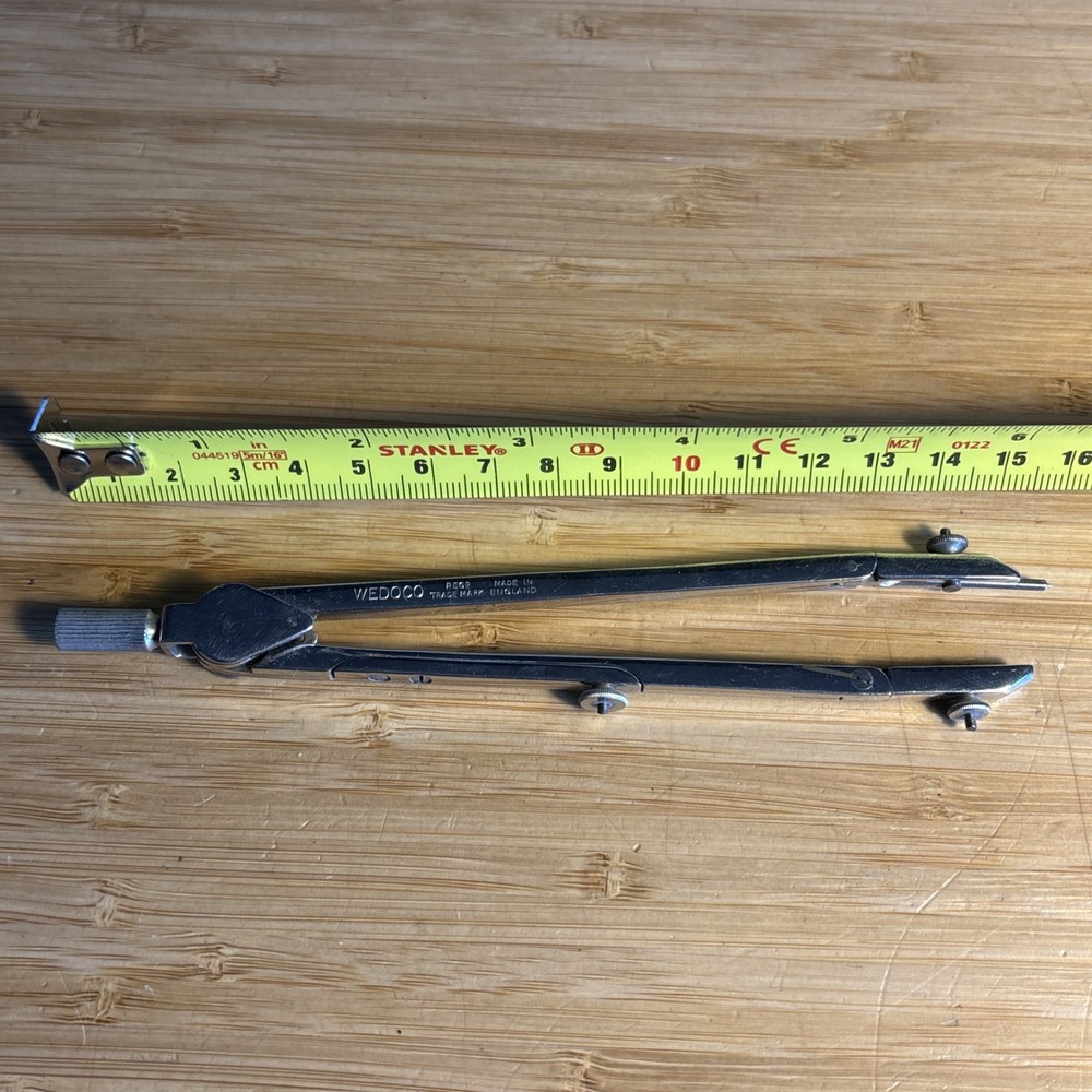 Vintage Wedoco 464 Engineering Precision Drawing Compass (Part Set) Technical