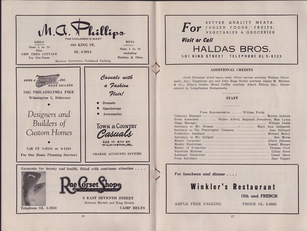 FIVE FINGER EXERCISE PLAY CAST - PROGRAM SIGNED WITH CO-SIGNERS