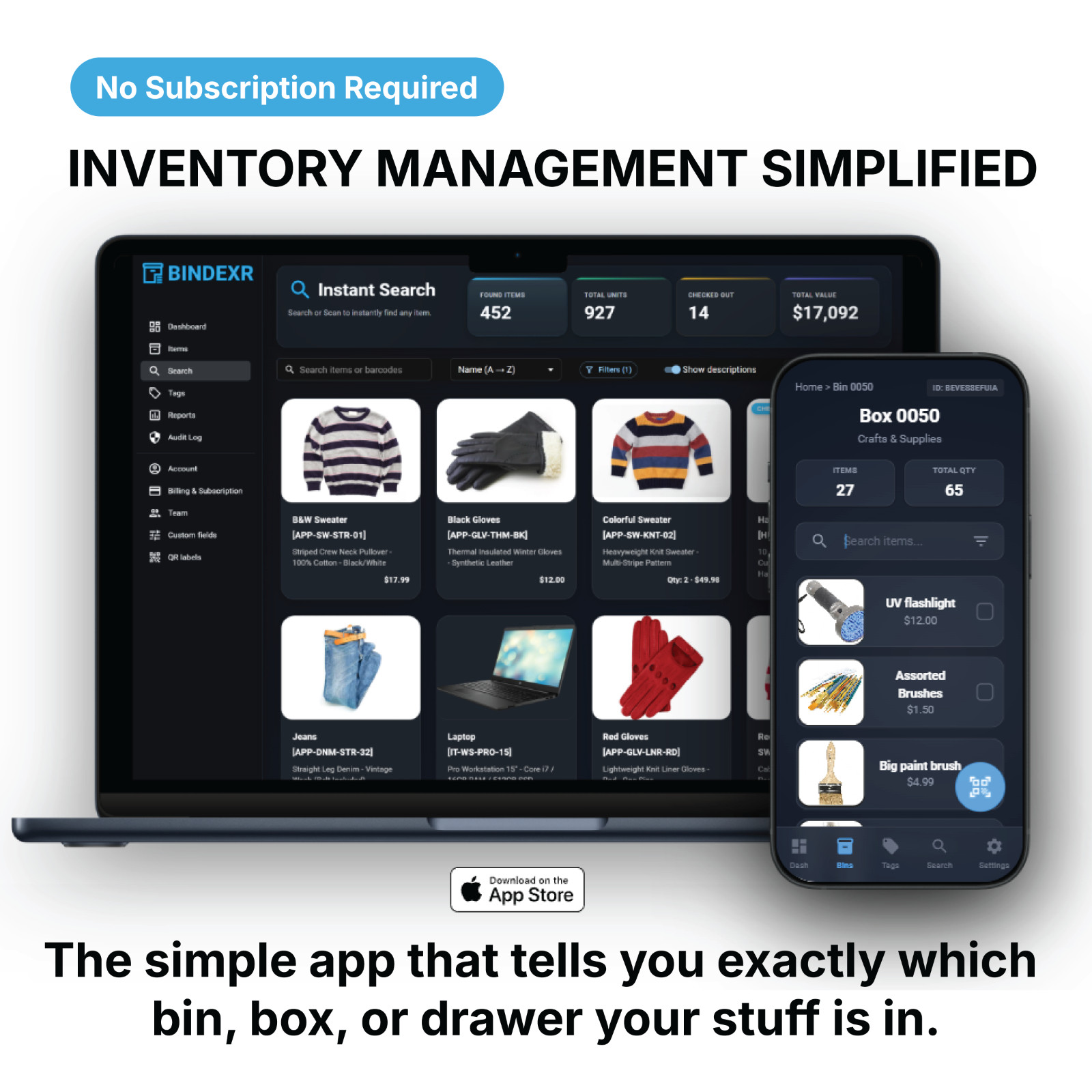 36 Smart QR Storage Labels for Moving & Inventory - App Included - 2.5 Inch