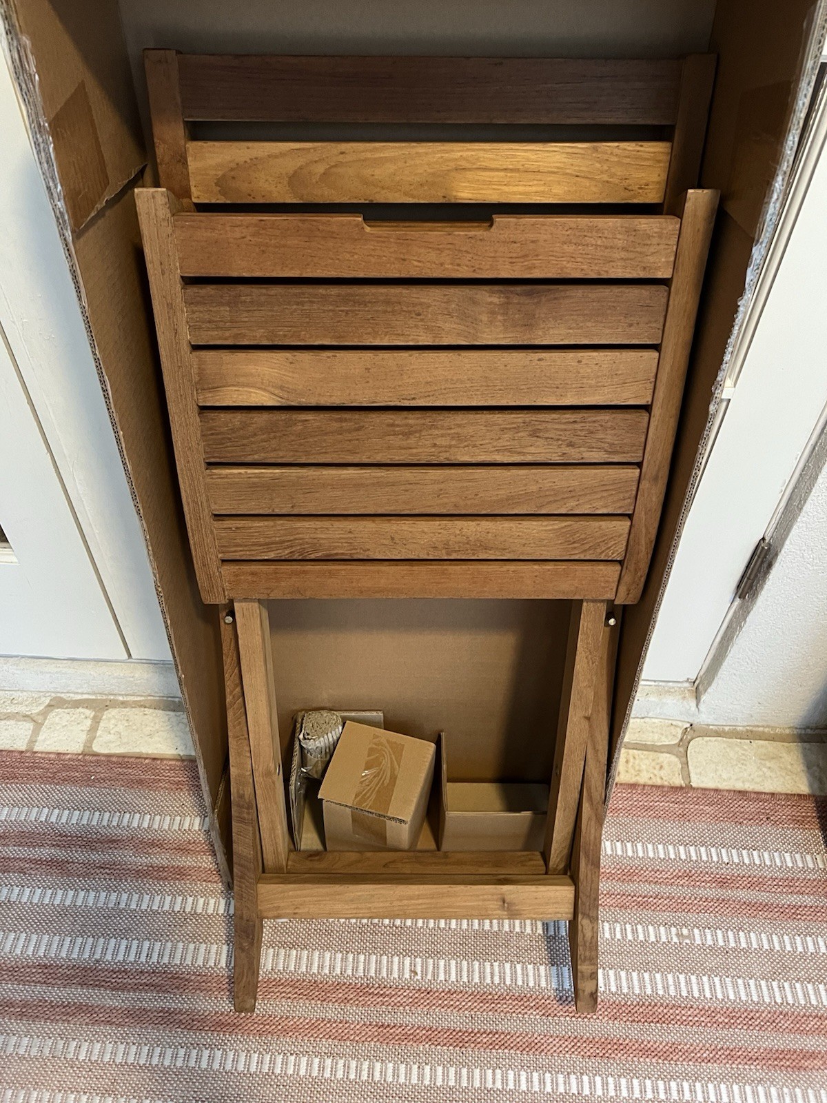 Smith & Hawken Teak Coventry 2009 Outdoor Folding Chair Patio Quality Sturdy New