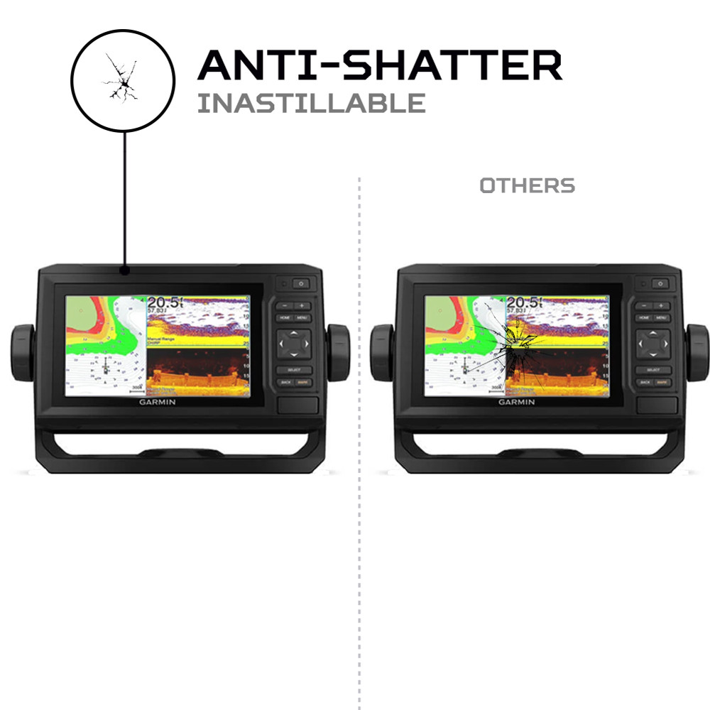 ANTISHOCK Screen protector for Garmin echoMAP Plus 63cv