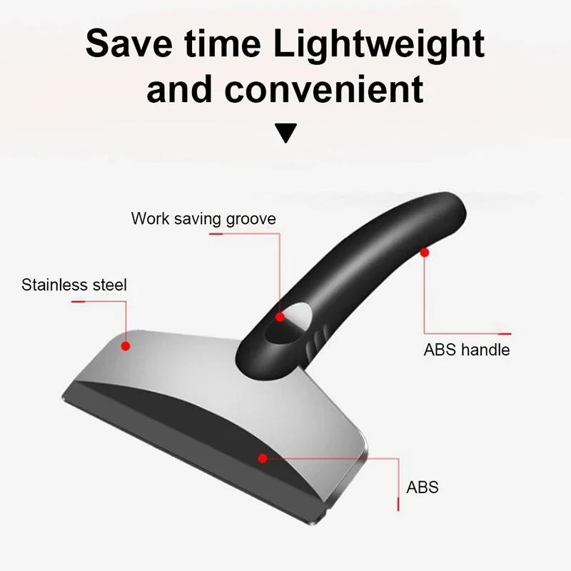 2pcs Multifunction Car Snow Shovel Winter Windshield Defrosting Ice Scraper Tool
