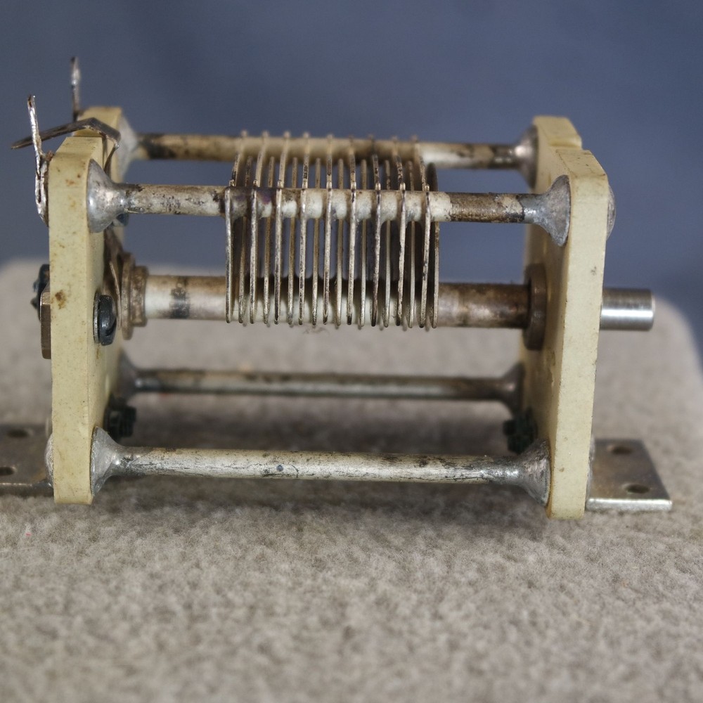 Silver Plated Variable Capacitor 100 pf .040" Gap HAM Tuners