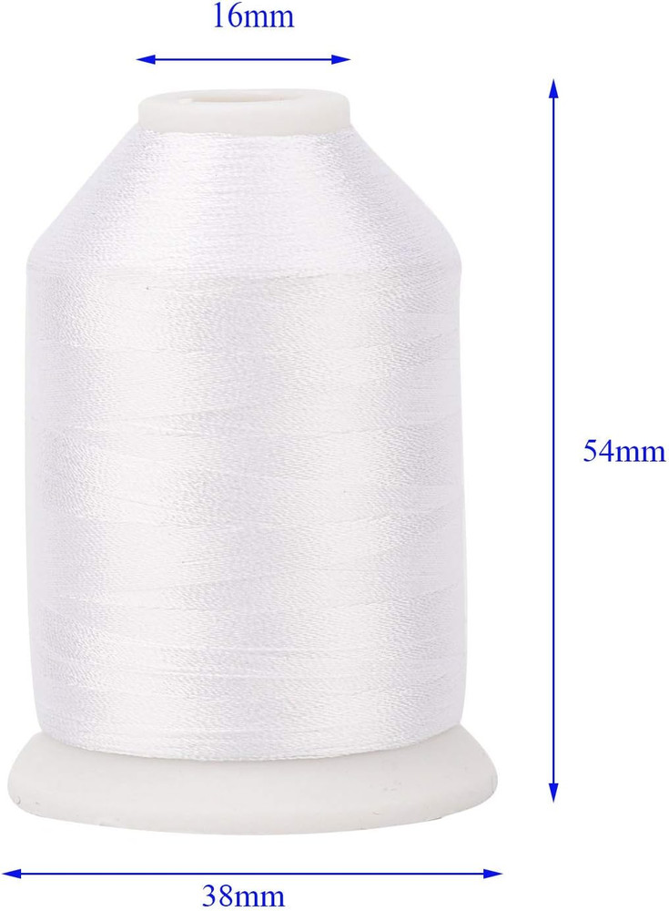 Simthread 60WT Sewing Embroidery Machine Thread Kit - 40 Colors 1100 Yards Spool