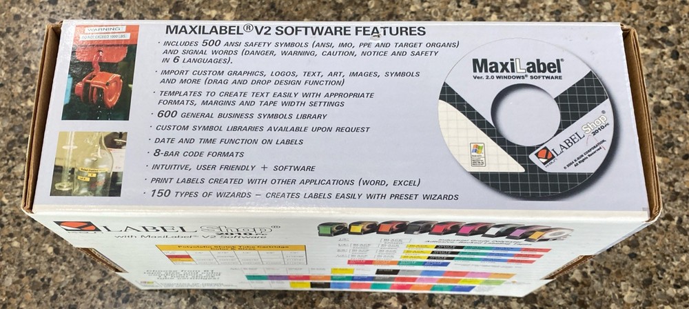 K-Sun Label Shop 2010-PC Featuring MaxiLabel V2 Software