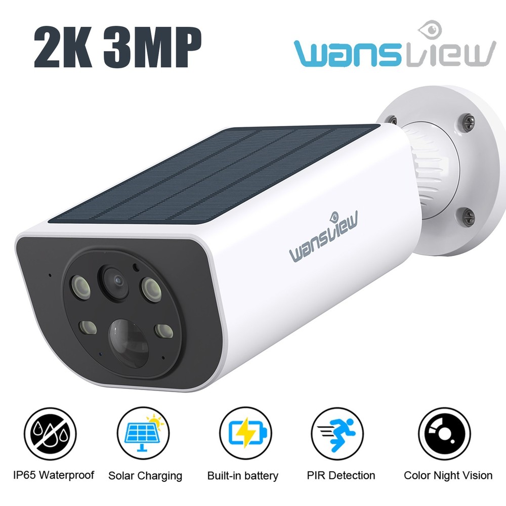 Wansview Home Security-2K Wireless Security Camera Outdoor AI Motion Detection