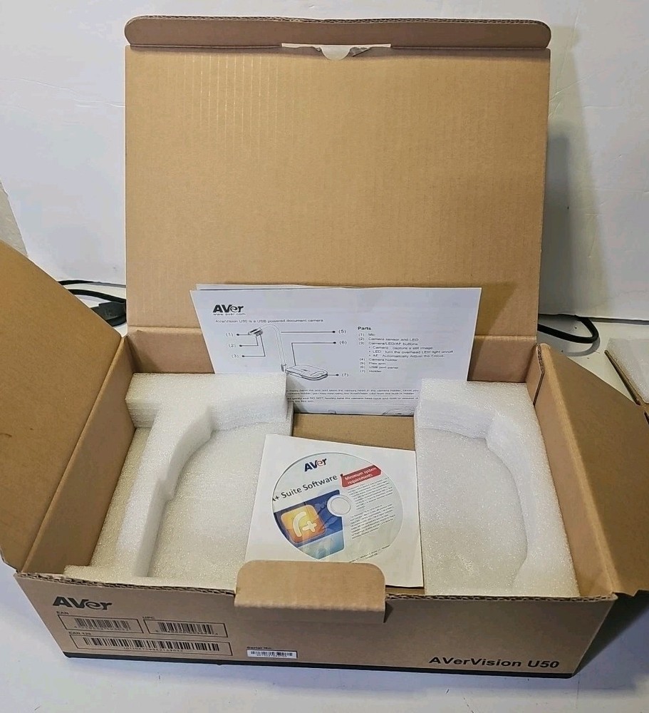 Aver Avervision U50 Overhead Document Camera For Presentations. Priced Each.