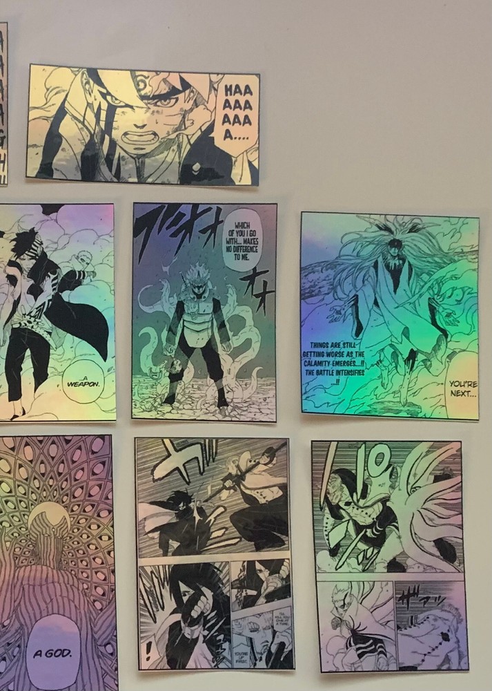 Manga Panel Boruto Sticker Bundle - Anime Loptop Stickers