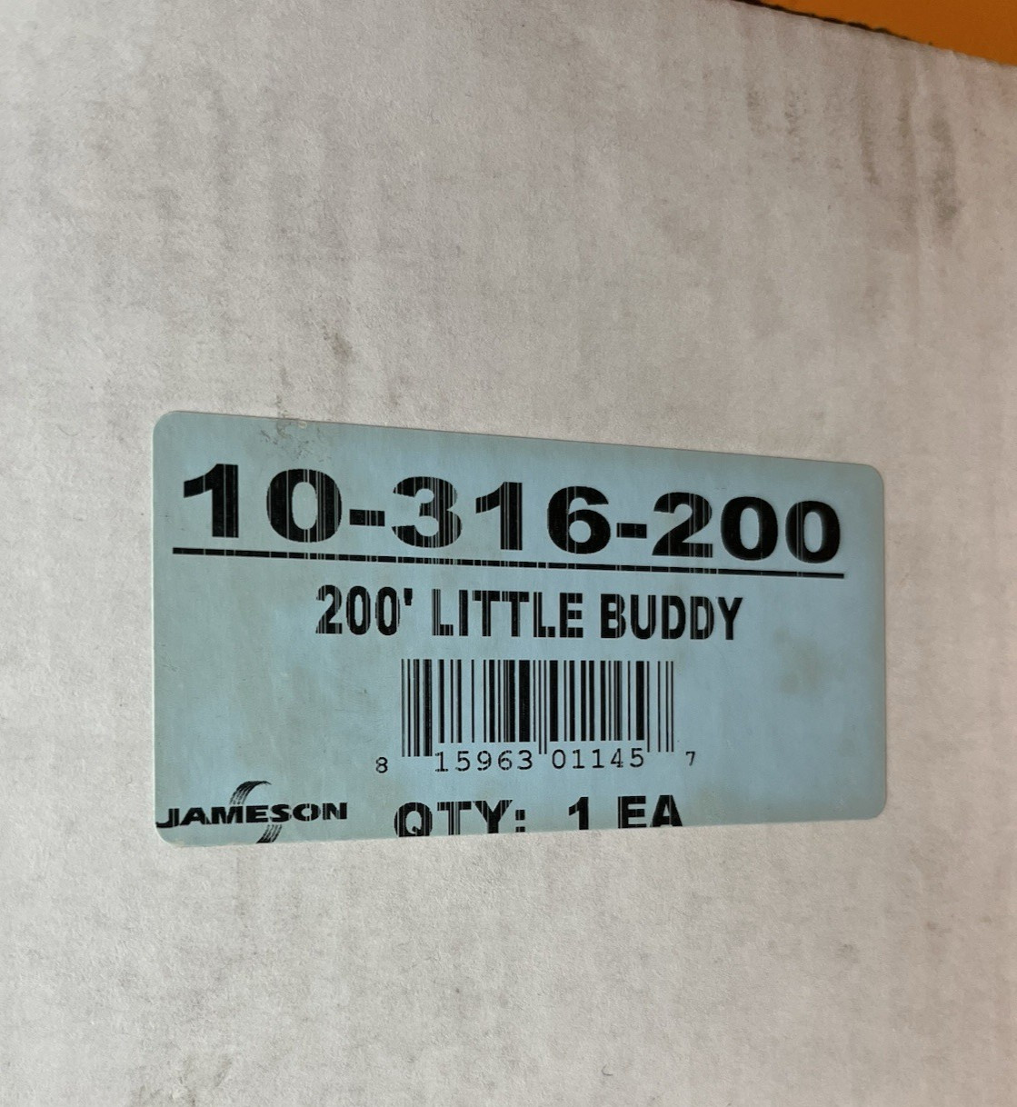 New Genuine OEM Jameson 10-316-200 Little Buddy W/ 200 Ft. 3/16" Fiberglass Rod