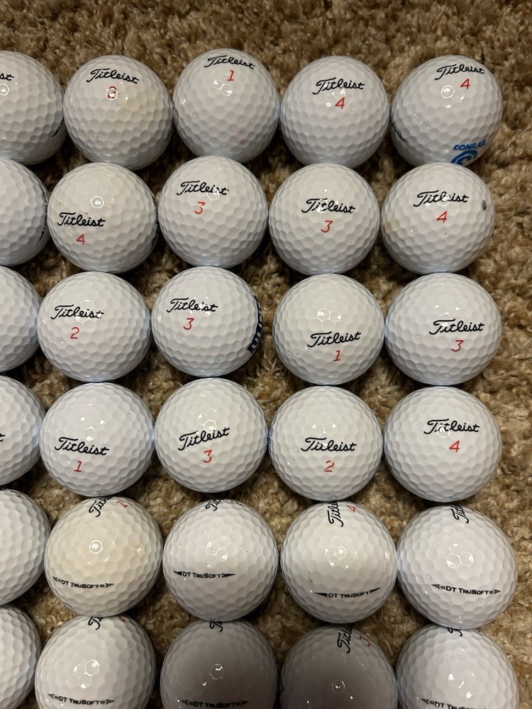 50 Mint Titleist DTTrusoft Golf Balls