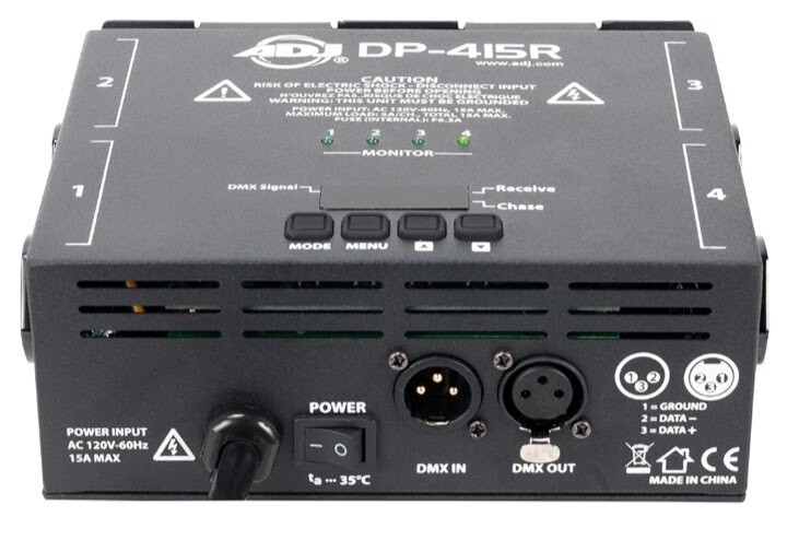 ADJ-DP-415R- 4 Channel DMX Dimmer/Switch Pack NEW