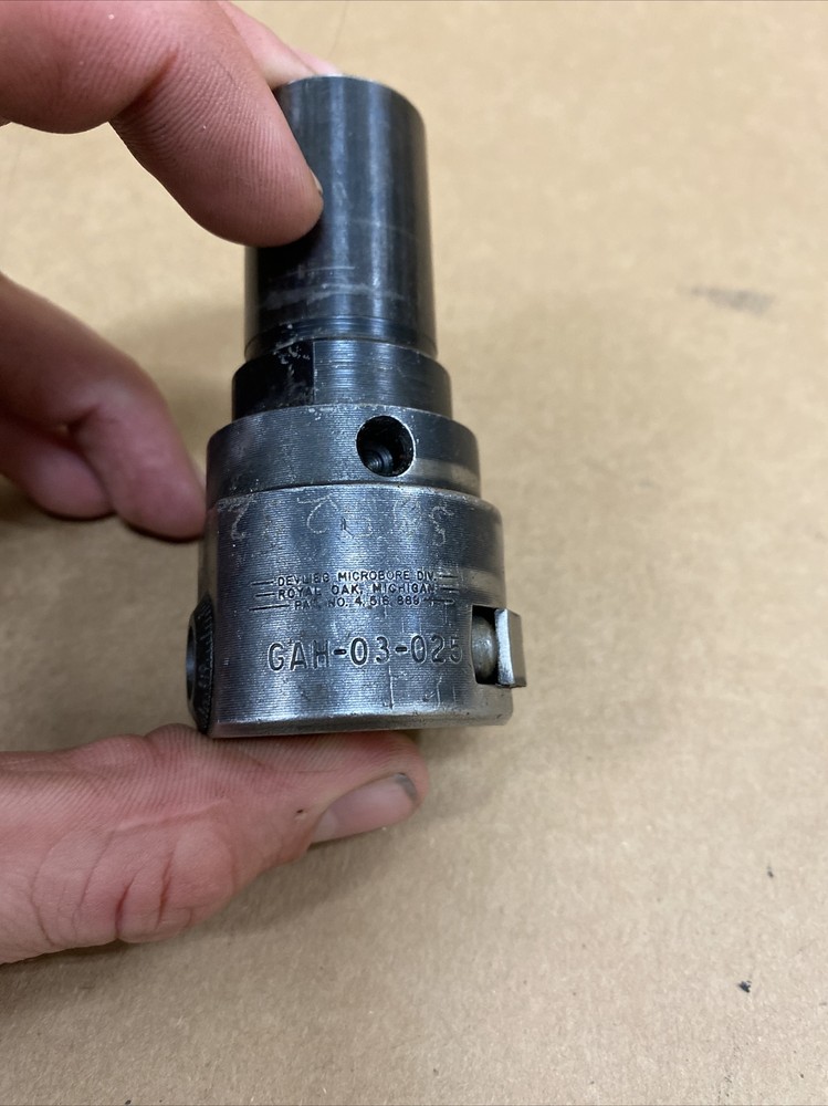 TSD DEVLIEG Microbore Boring Head GAH-03-025 1/4” Bore With Bars