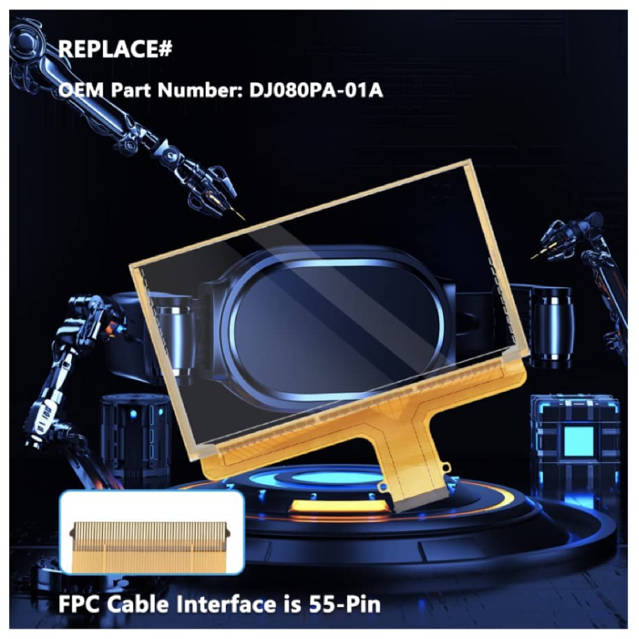Fit GMC 8" Touch Screen - LCD Display Replacement without