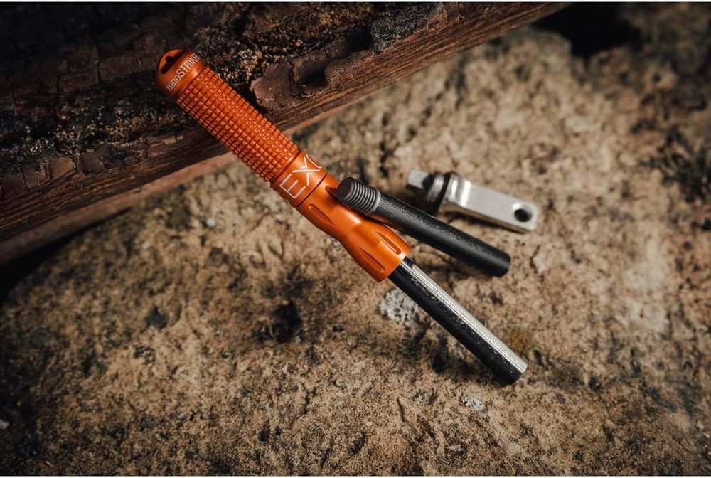 Collapsible Fire Starter Tool - Tungsten Carbide Striker