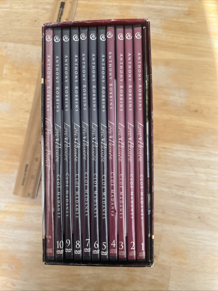 Tony Robbins Love & Passion Ultimate Relationship Program Set CD DVD Valentine’s