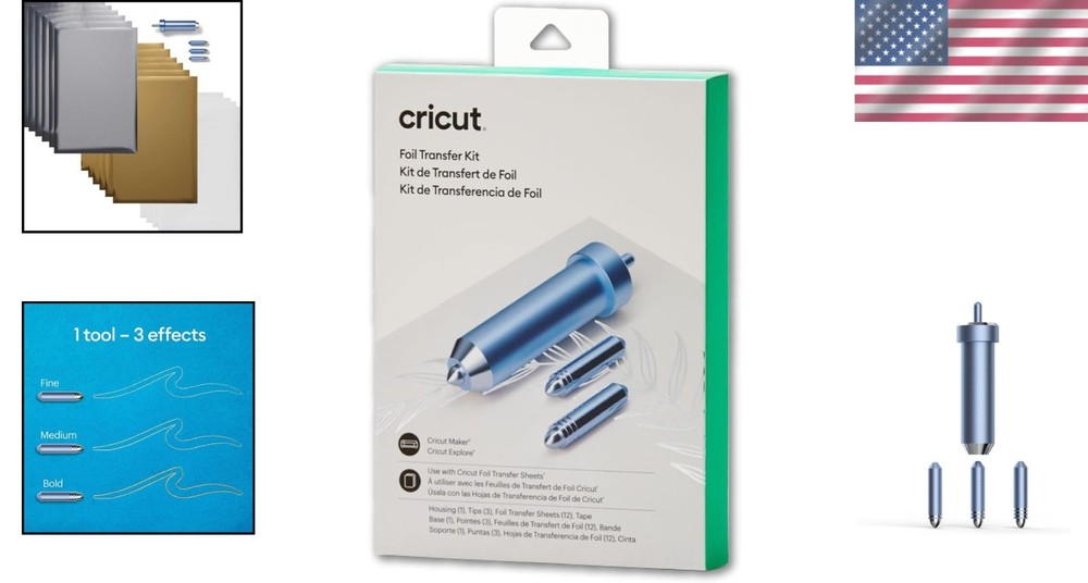 Foil Transfer Tool Kit for Cricut Maker Explore Foil Effects Crafting