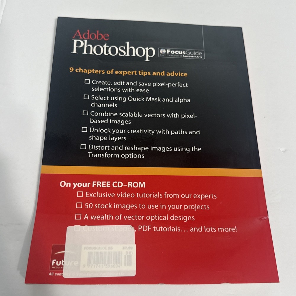 Adobe Photoshop Tool Kit Selections/Vectors Focus Guide Book