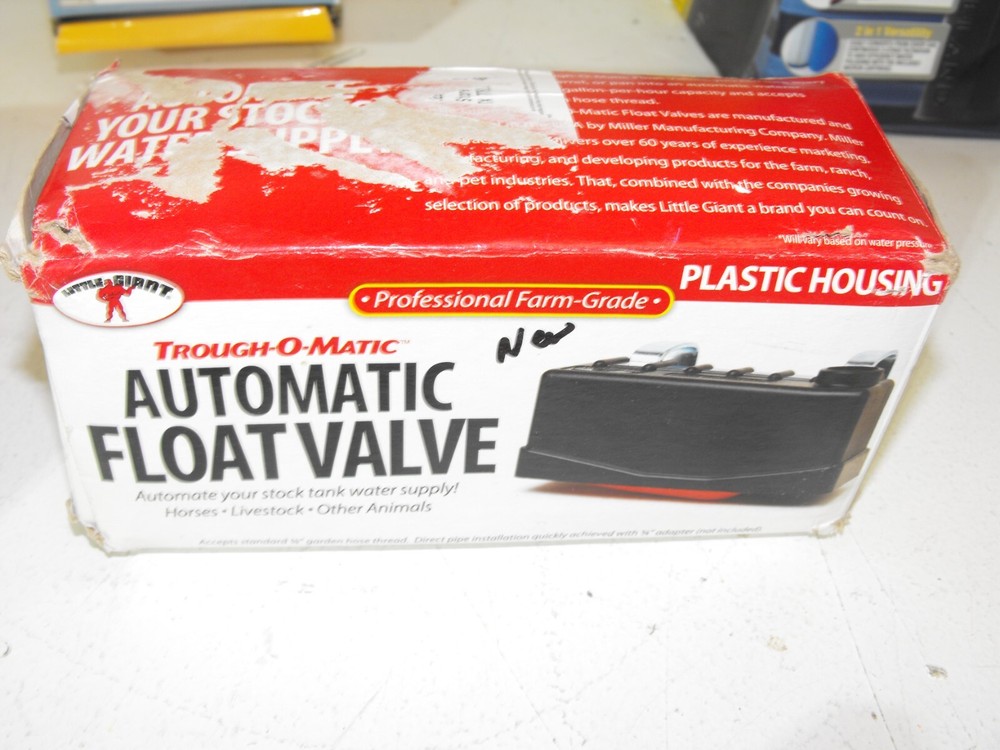 LITTLE GIANT TM825 TROUGH-O-MATIC AUTOMATIC FLOAT VALVE PLASTIC