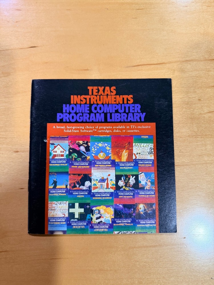 TI-99/4A random book lot Texas Instruments Vintage