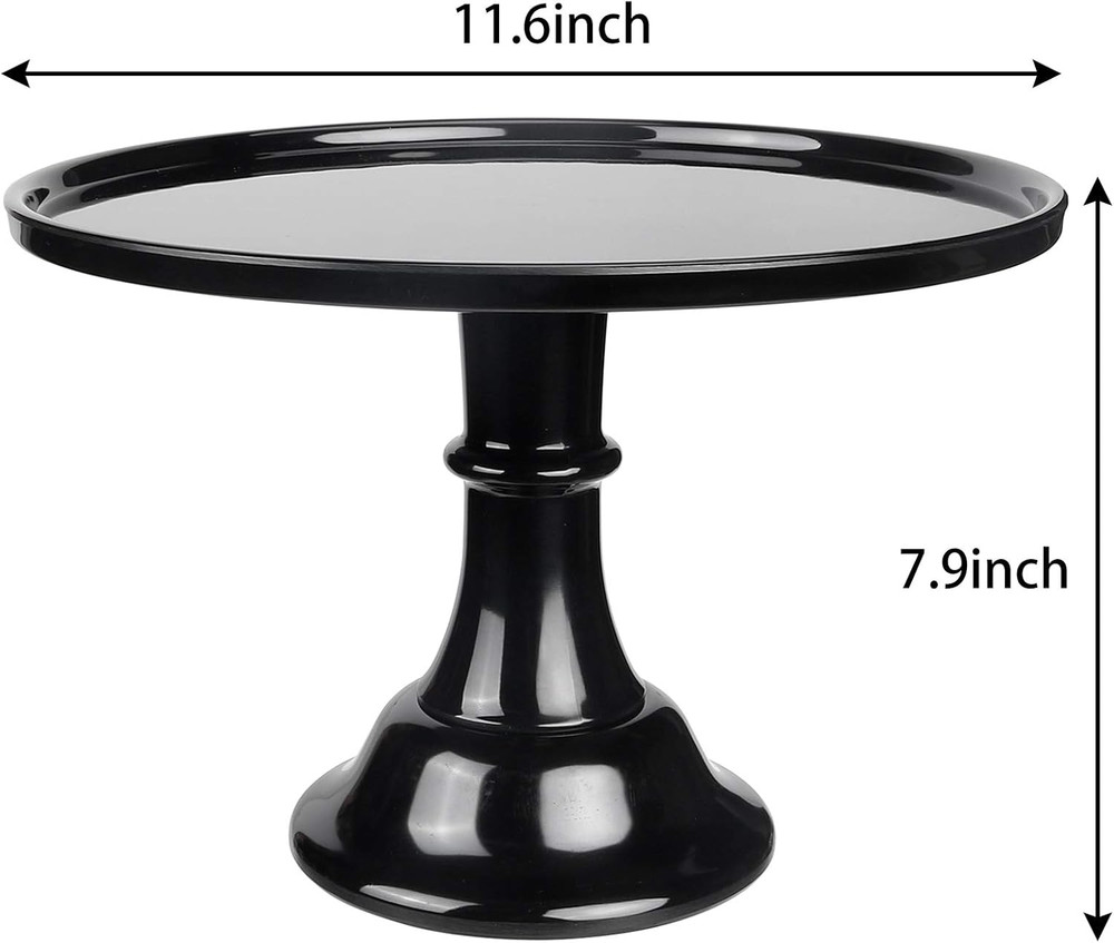 Round Cake Stand in Black 11"