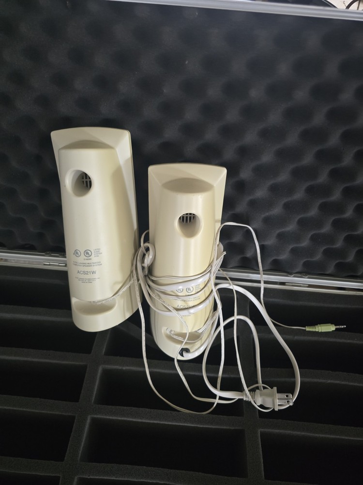 Altec Lansing ACS21W Desktop Computer Retro Speakers