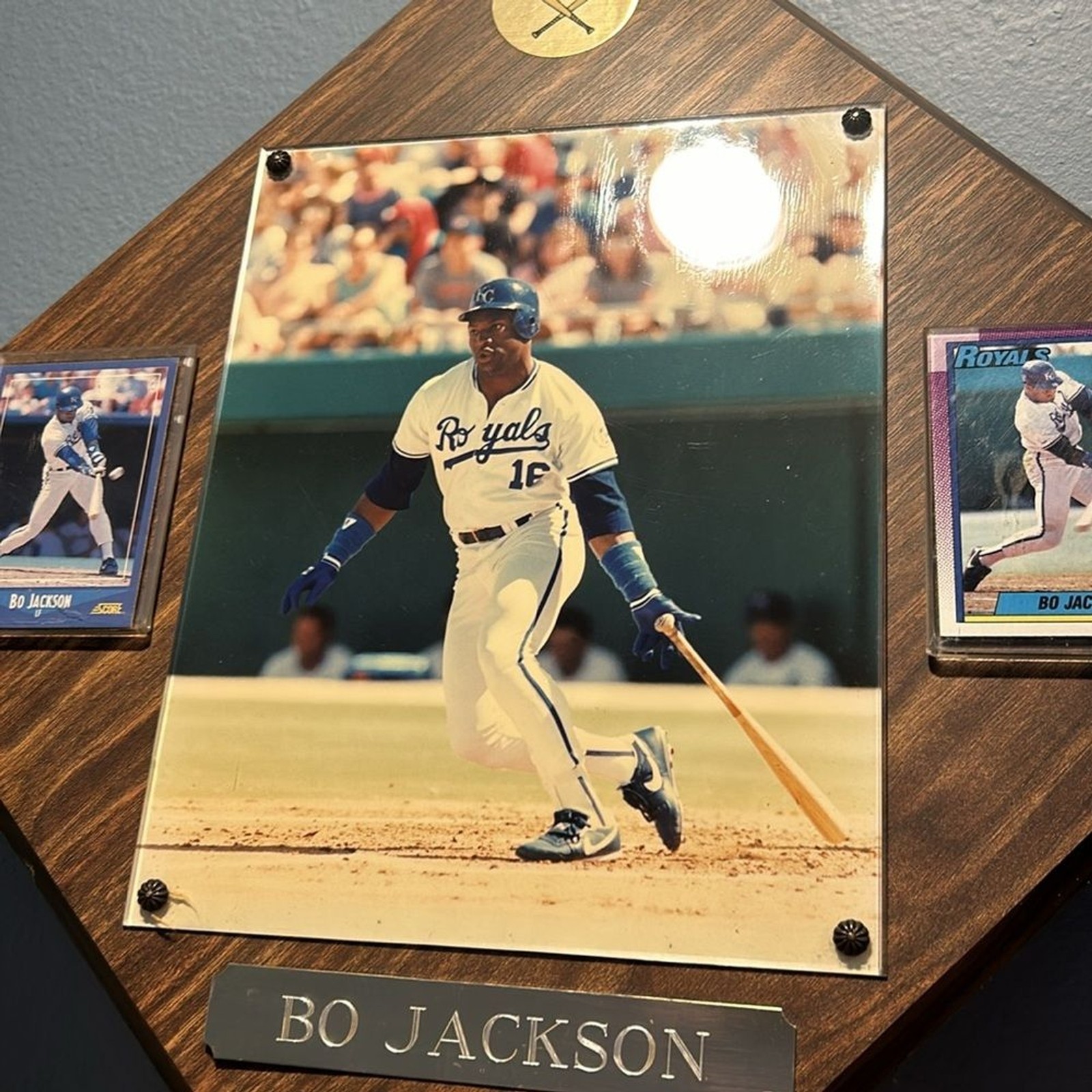 Bo Jackson Royals Plaque