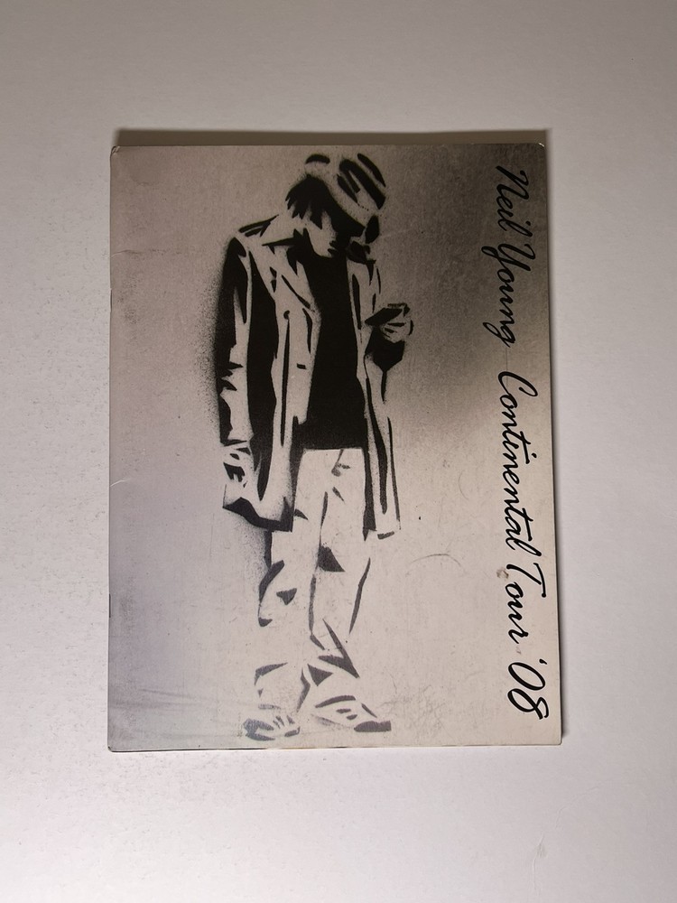 Neil Young Crazy Horse Programme Original Continental Tour 2008