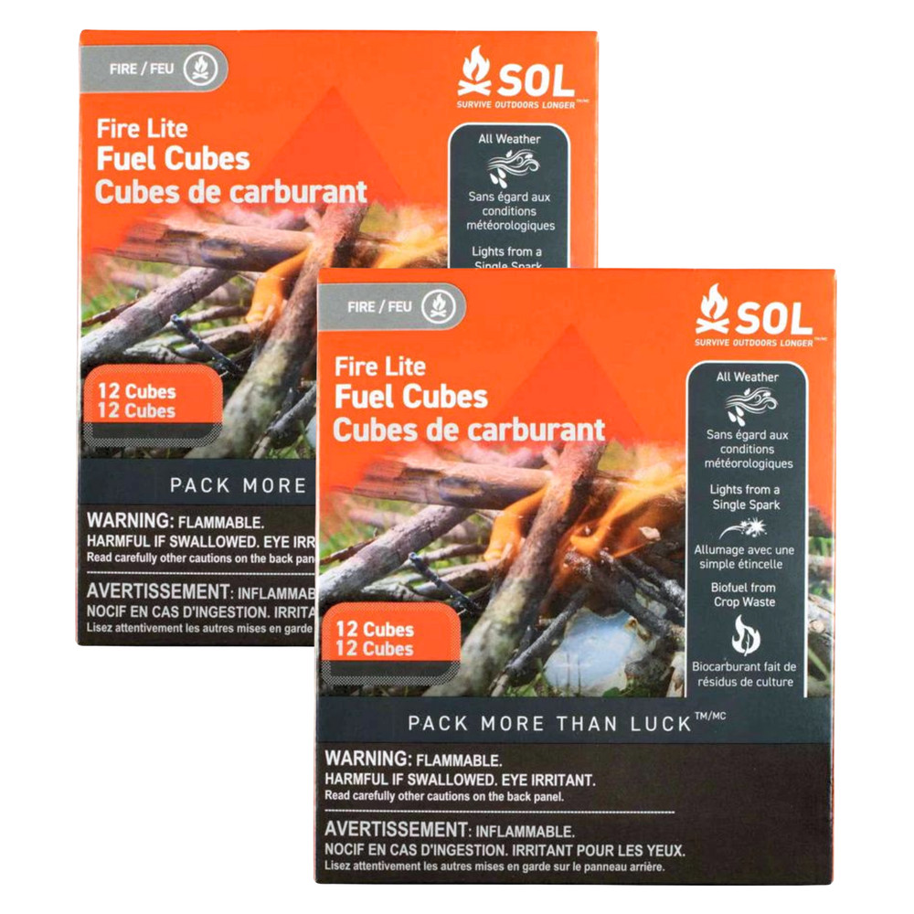 SOL Fire Lite Fuel Cubes: 12-pack [2-sets]