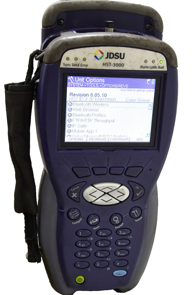 JDSU HST-3000 Meter w/BDCM-WB2-2 Module Color