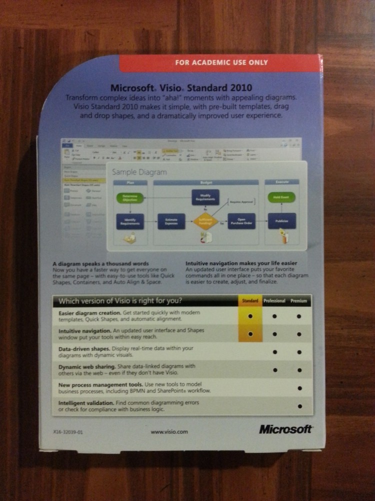 Microsoft Visio Standard 2010 Academic Full Version