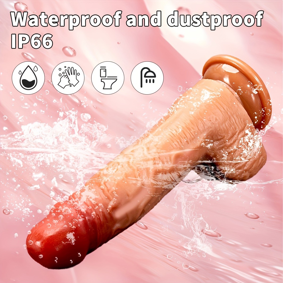 Remote Realistic Dildo Thrusting Vibrator G-spot Suction Cup Sex Toys for Women
