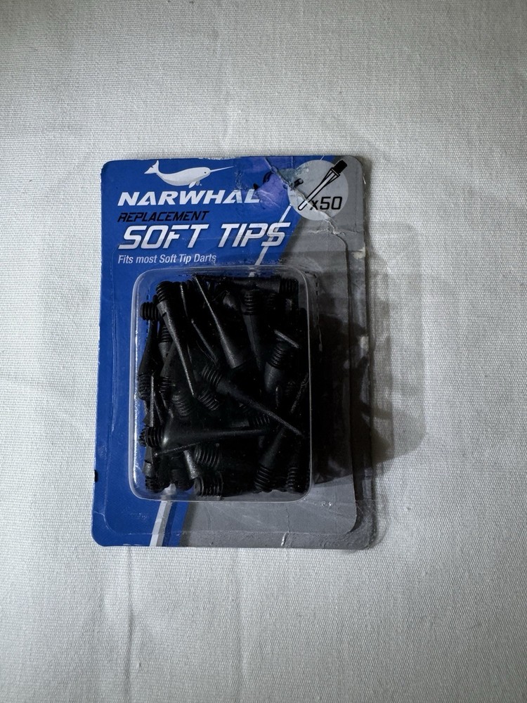 Narwhal Soft Tips Replacement for Darts 50 Counts
