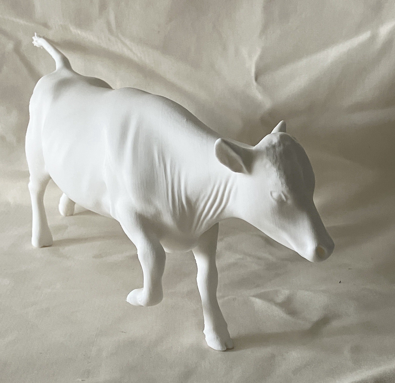 1:9 Unfinished Running Steer Cow 3d Print Traditional Breyer Model Horses Etc