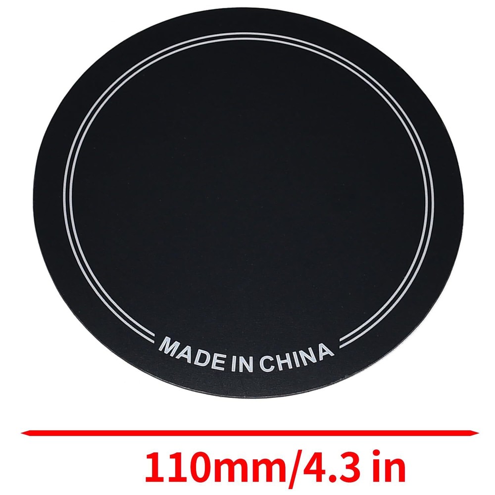 Single Pedal Patch 2PCS Black Self-Adhesive Drumhead Patch Protector for Kick...