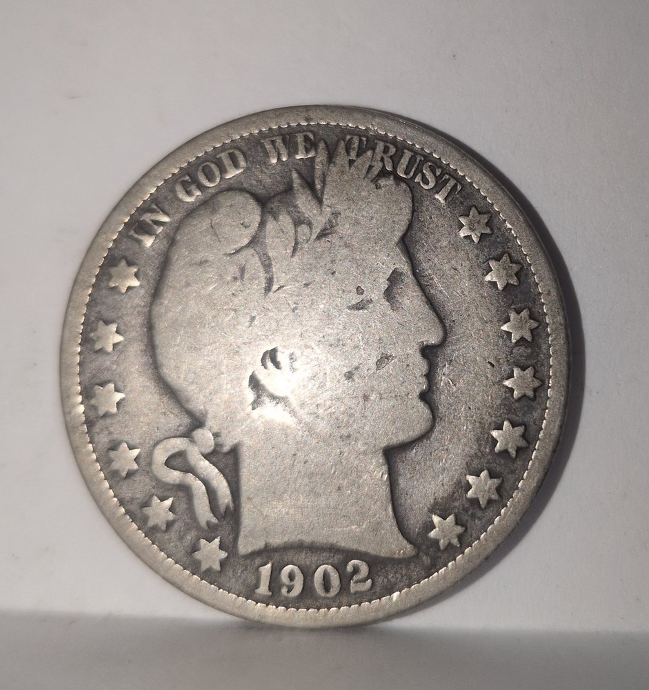 1902 50C Barber Half Dollar #113