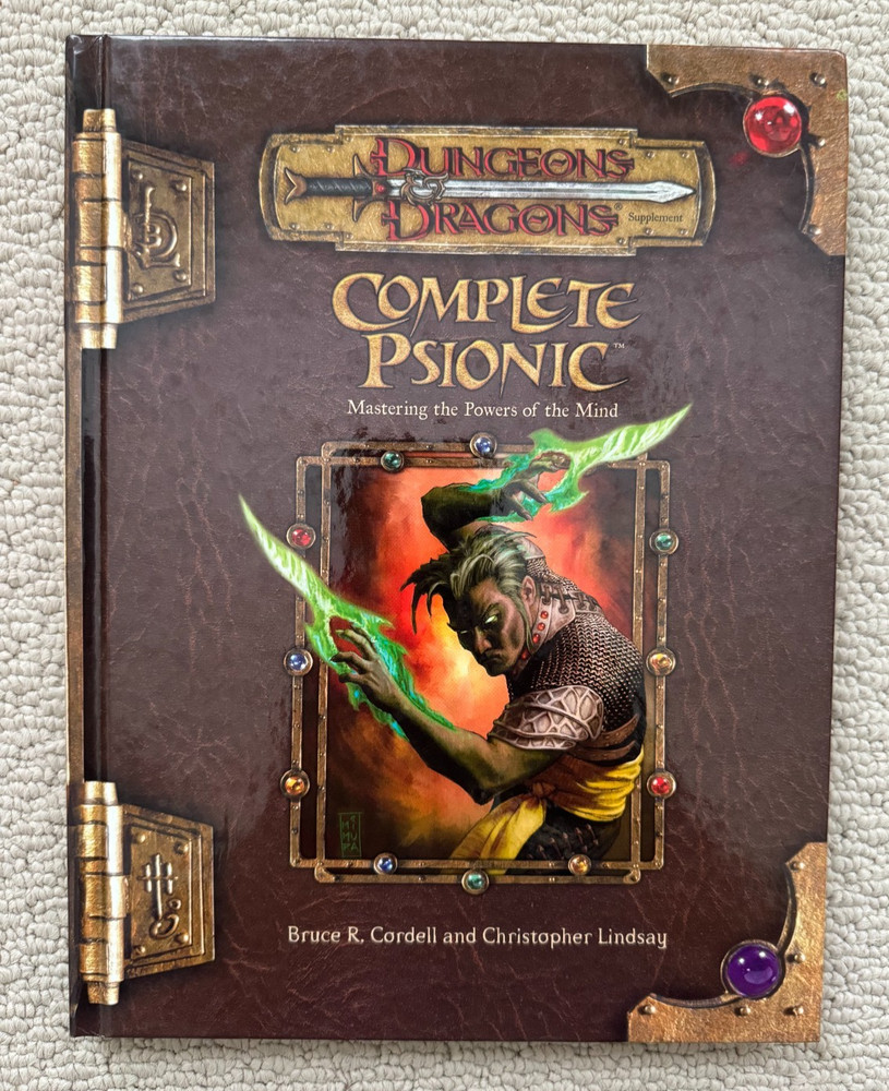 Complete Psionic: Mastering the Powers of the Mind - D&D 3.5 First Print