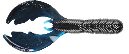 Bruiser Baits Crazy Craw - Black n Blue