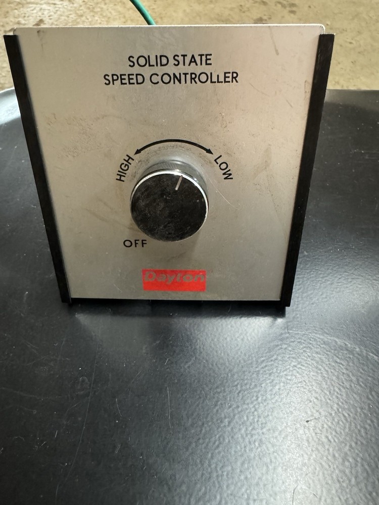 Dayton Solid State Speed Controller with High-Low-Off Switch for Motor Control