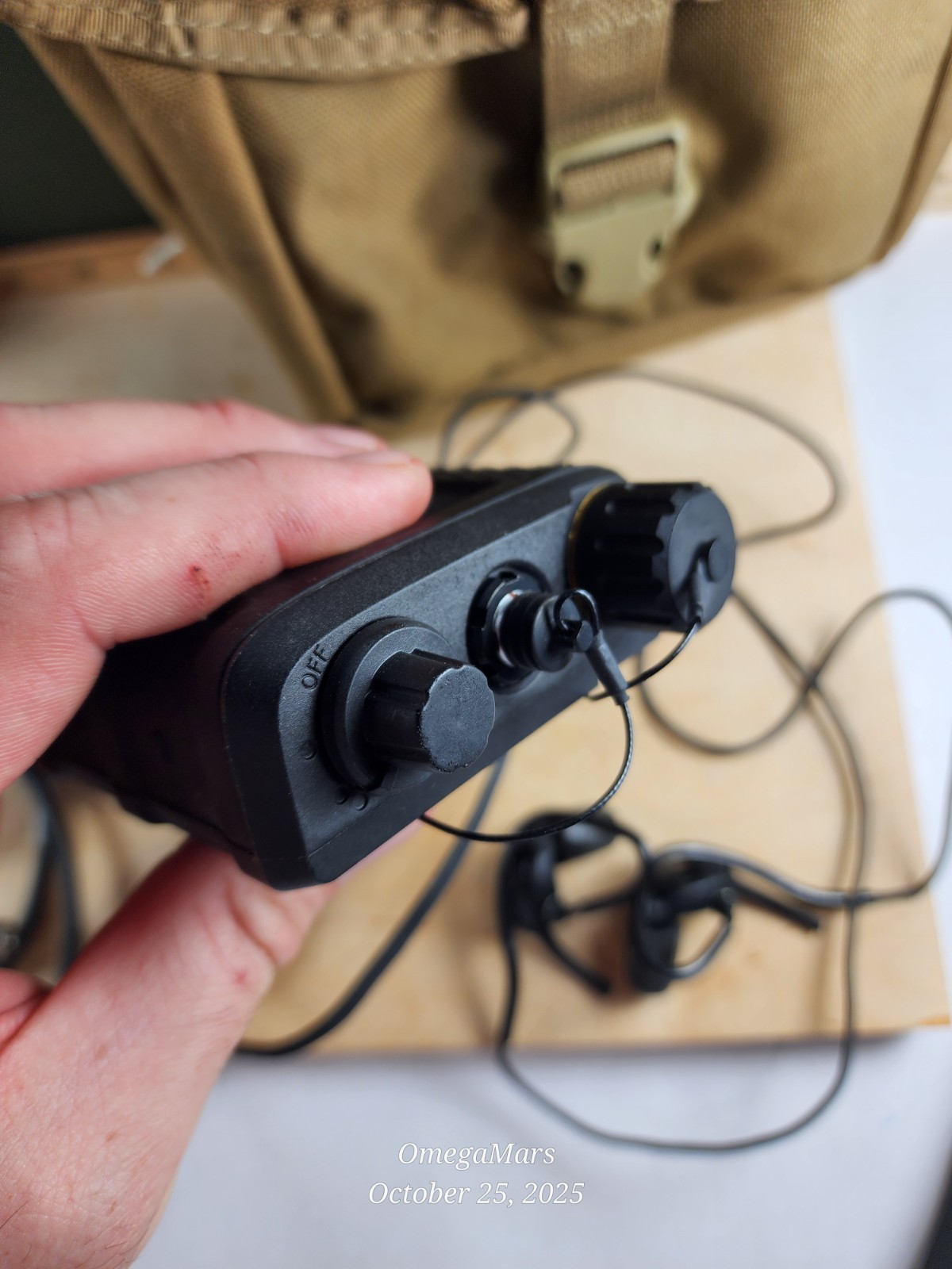 Invisio X50 TEA Dual Comm Digital Bone Conduction In-Ear Headset PTT Kit