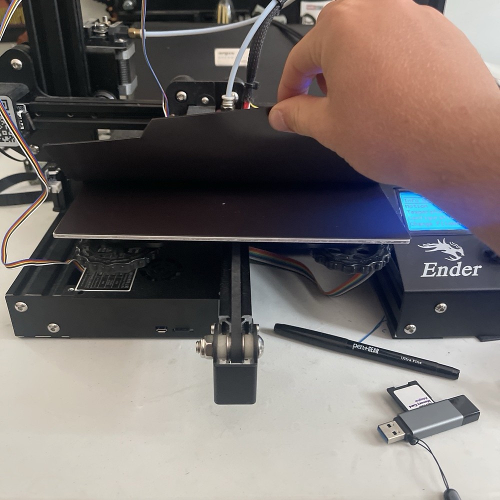 Ender 3 3D printer with upgrades