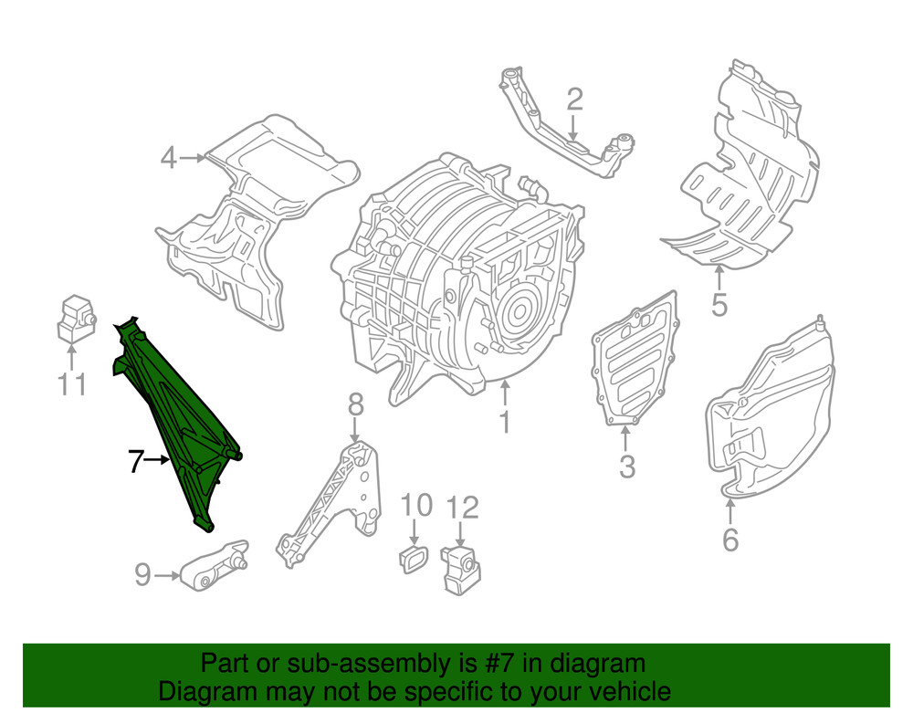 Genuine BMW Mount Bracket 22116878936
