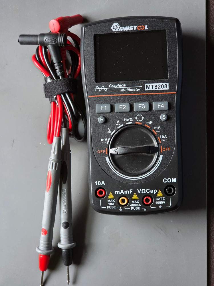 MT8208 Digital Oscilloscope Multimeter Tester