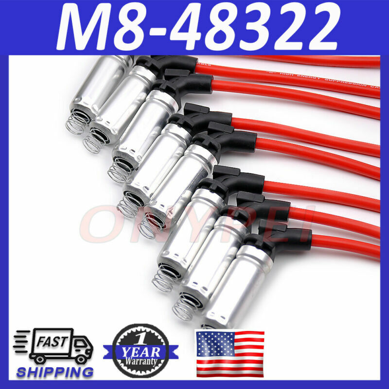 High Performance Spark Plug Ignition Wire For 2000-2009 CHEVY GMC V8
