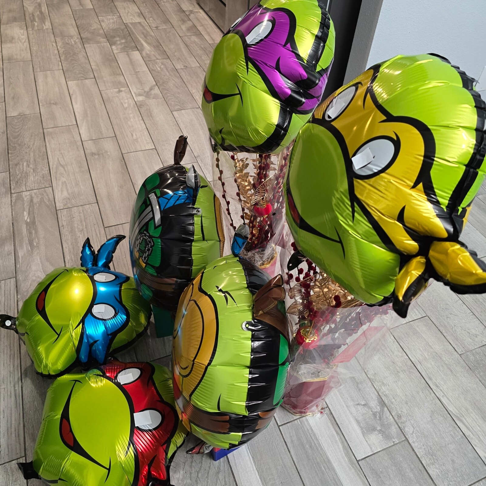TEENAGE MUTANT NINJA TURTLES foil balloon birthday party supplies decoration