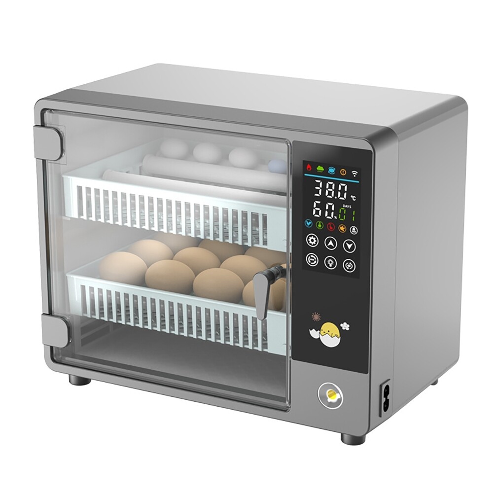 24 Eggs Incubator Machine Automatic Egg Hatcher for Chicken Quail Pigeon Duck