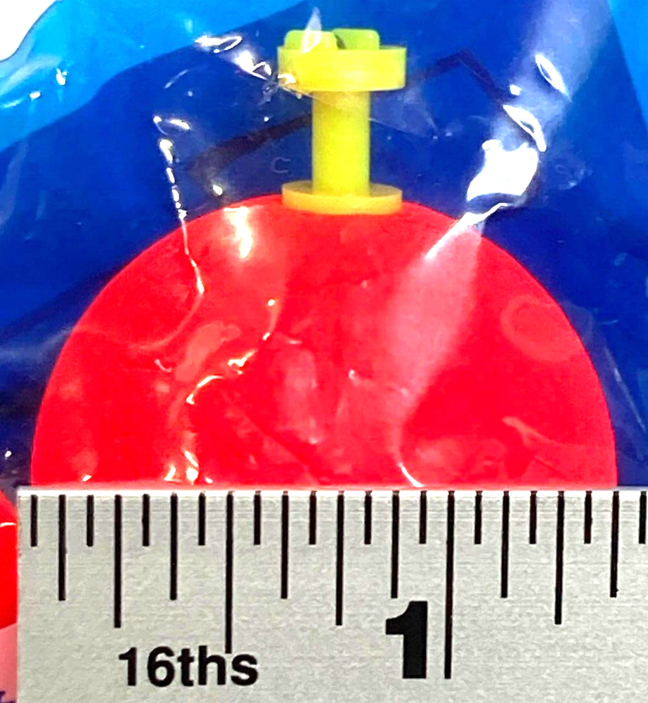 2 PACKS Comal Tackle Snap-On Float Assortment Two Colors Three Different Sizes