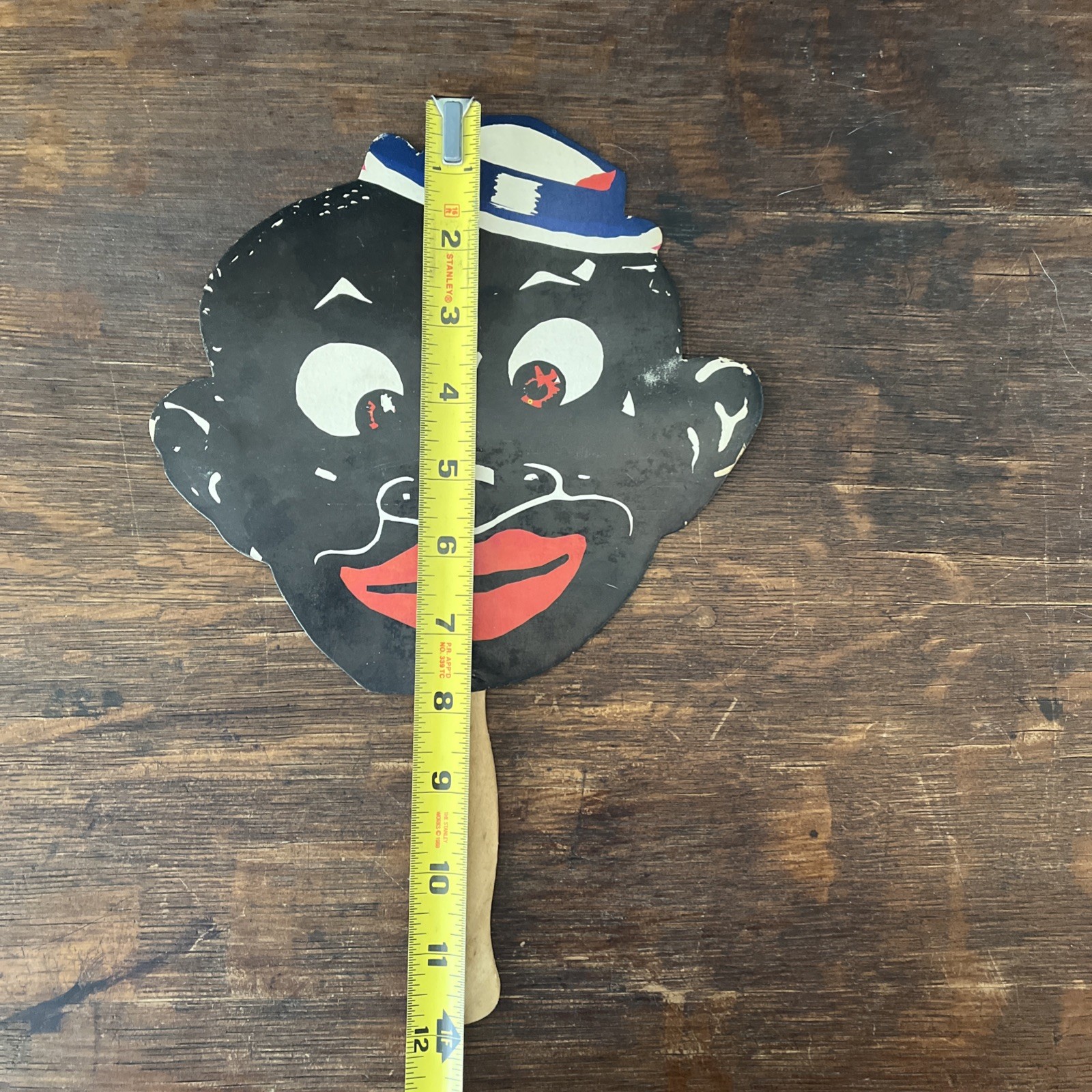 Vintage Smoking Joe’s Restaurant Advertising Menu Hand Fan Mask