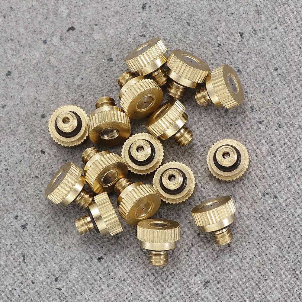 20PCS Duarble Brass High Pressure Outdoor Atomizing Misting Sprinkle Nozzle