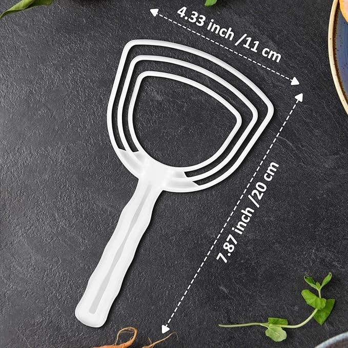 Bone Dust Scraper Fish Scale Remover Butcher Plastic Kitchen Fish Descale White