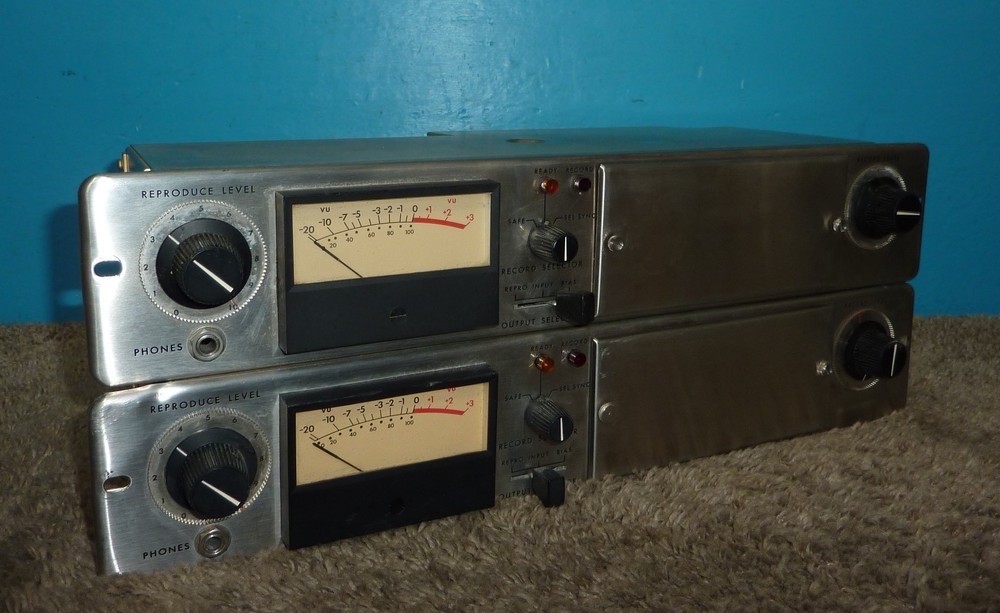 2 Ampex Microphone Preamplifiers for AG-440 w/ Input Transformers & Modules